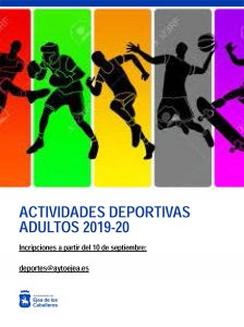 Lee más sobre el artículo Actividades deportivas municipales para adultos 2019-2020