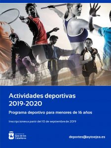 Lee más sobre el artículo Actividades Deportivas Municipales 2019-2020 para menores de 16 años