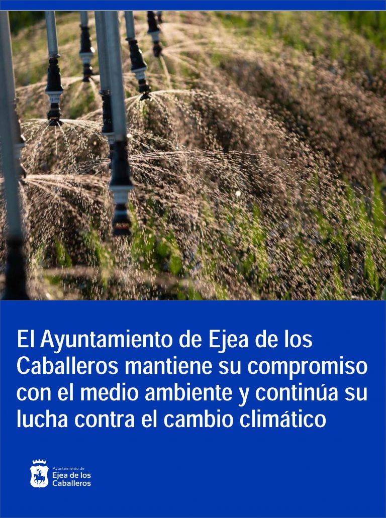 Lee más sobre el artículo El Ayuntamiento de Ejea de los Caballeros mantiene su compromiso con el medio ambiente y continúa su lucha contra el cambio climático