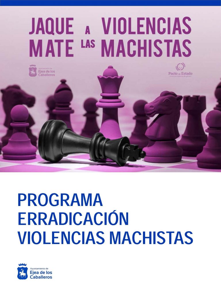 Lee más sobre el artículo «Jaque mate a las violencias machistas» es el lema que abandera las actuaciones del Programa Municipal para la Erradicación de las Violencias contra las Mujeres
