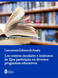 Lee más sobre el artículo Varios centros de enseñanza de Ejea participarán en programas educativos del Gobierno de Aragón