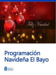 Lee más sobre el artículo Programa Navidad 2019-2020 en El Bayo