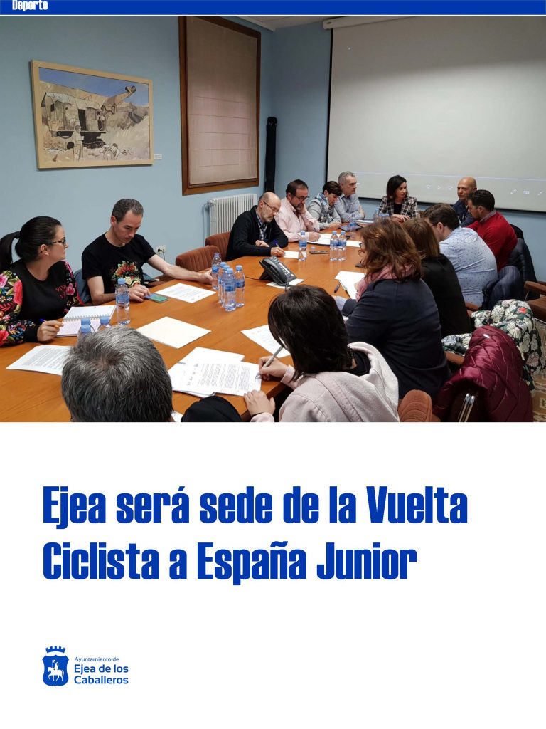 Lee más sobre el artículo Ejea de los Caballeros ha sido elegida sede de la Vuelta Ciclista a España Junior 2020