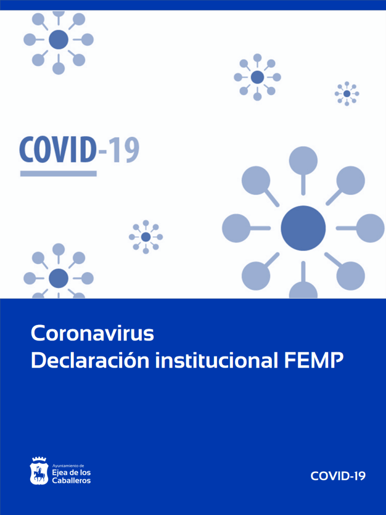 Lee más sobre el artículo El Ayuntamiento de Ejea de los Caballeros se adhiere a la Declaración Institucional de la FEMP ante la crisis del Coronavirus