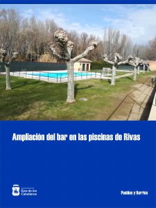 Lee más sobre el artículo En marcha la I Fase de las obras de ampliación del bar de las piscinas de Rivas