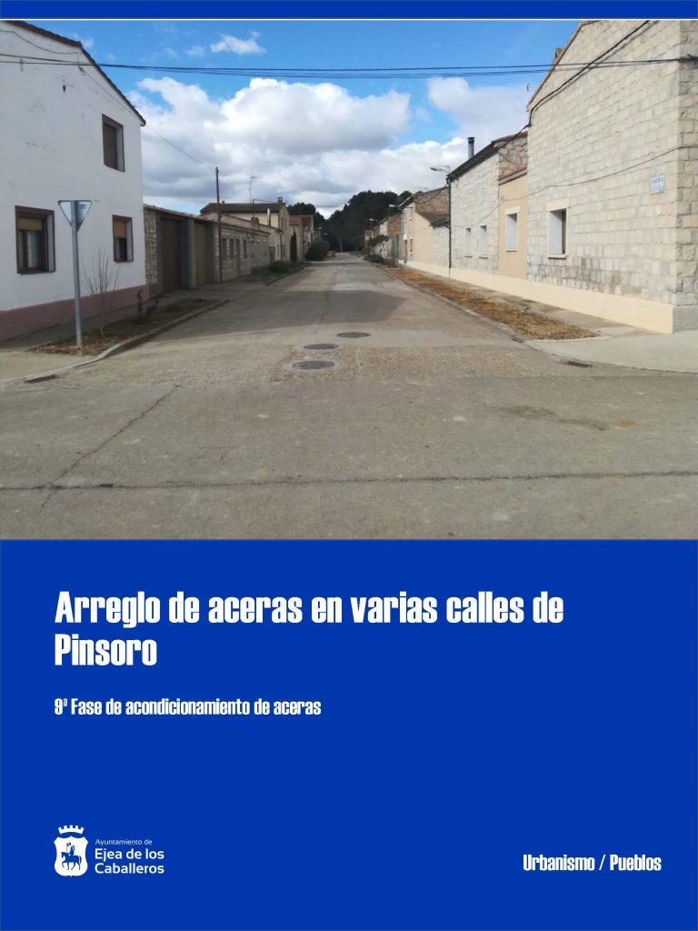 Lee más sobre el artículo Adjudicada la 9ª fase de las obras de adecuación de aceras en Pinsoro