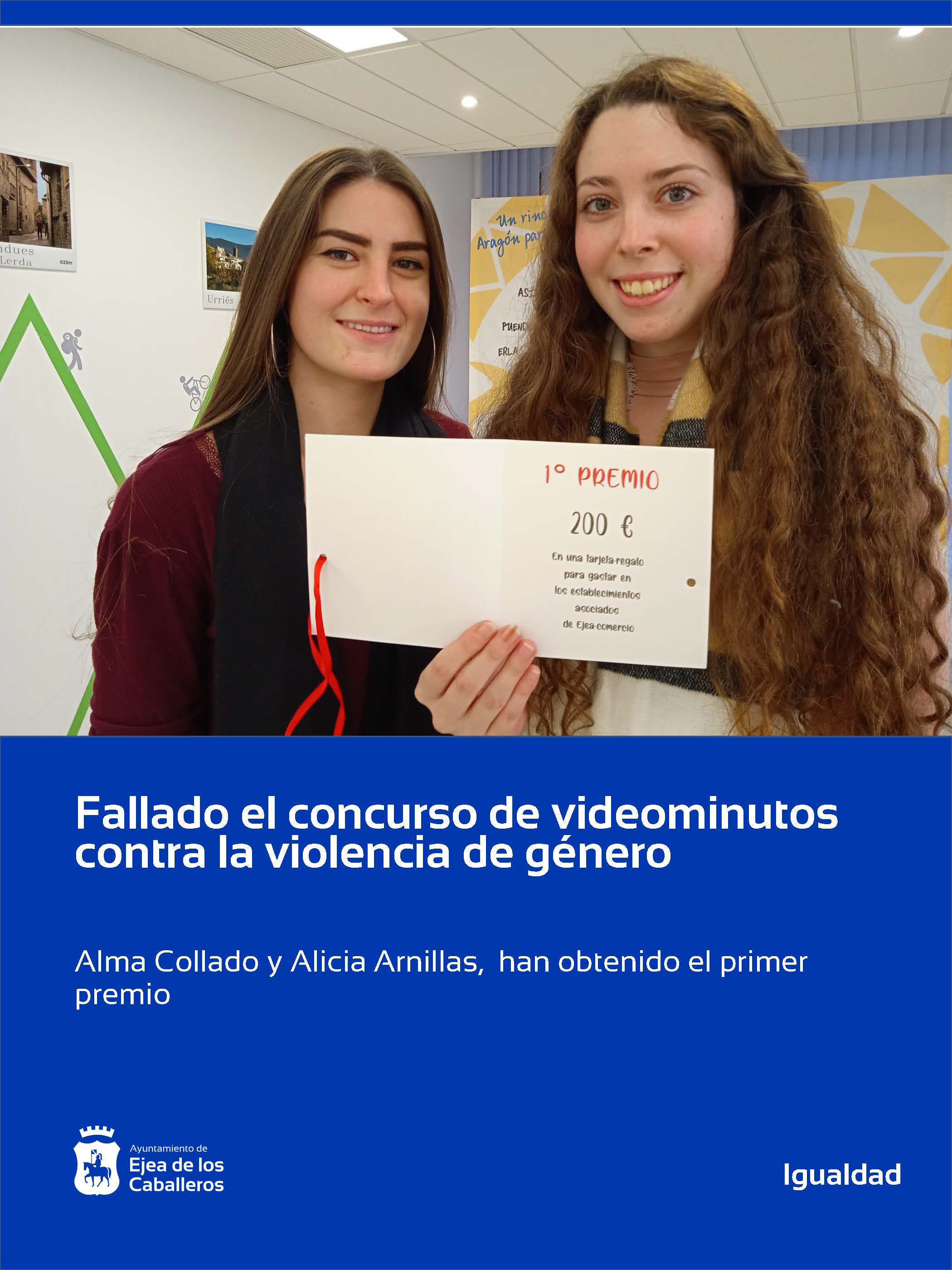 En este momento estás viendo Fallado el concurso de videominutos contra la violencia de género en Ejea