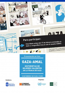 Lee más sobre el artículo Presentación online del cómic Gaza-Amal