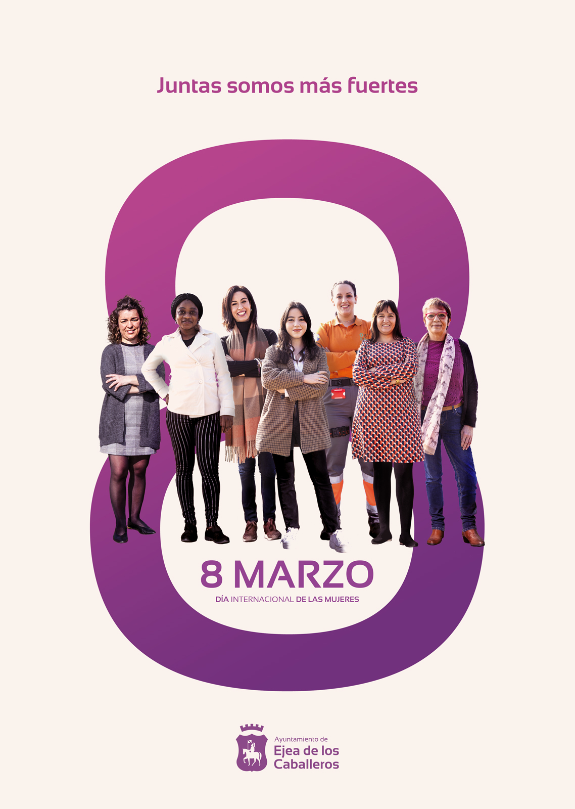 En este momento estás viendo «Juntas somos más fuertes» : El lema para conmemorar el 8 de Marzo y acompañar el programa de actividades de Igualdad del Ayuntamiento de Ejea de los Caballeros
