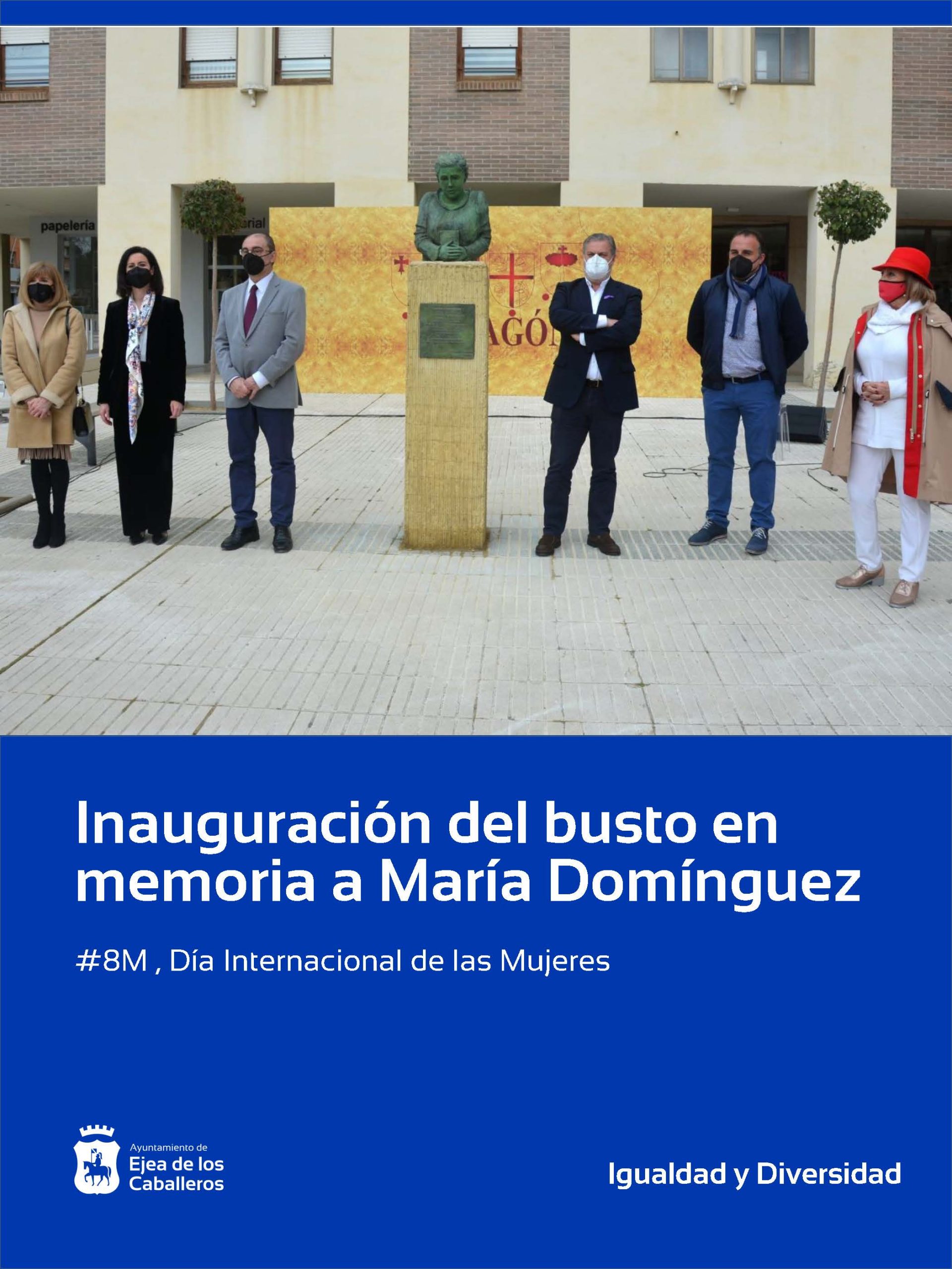 En este momento estás viendo Inauguración del busto en memoria a María Domínguez, primera alcaldesa de España