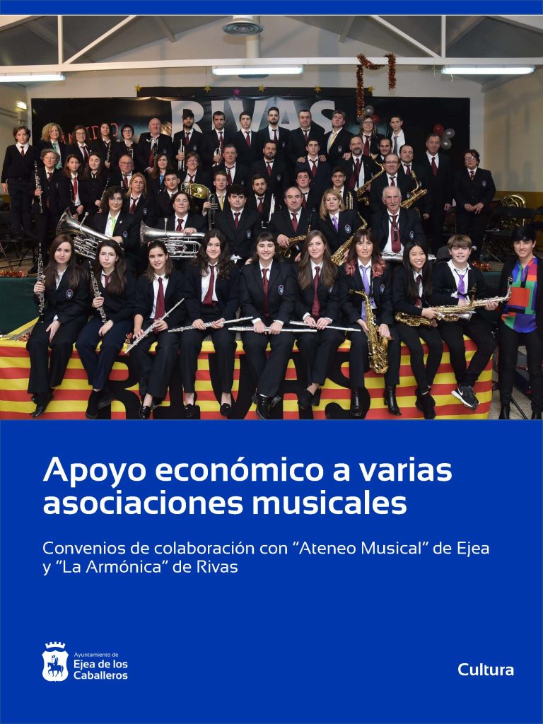 Lee más sobre el artículo Apoyo económico del Ayuntamiento de Ejea de los Caballeros a las enseñanzas musicales