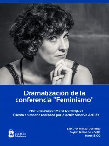 Lee más sobre el artículo La actriz ejeana Minerva Arbués pondrá en escena una adaptación de las conferencias de María Domínguez recogidas en su libro «Opiniones de Mujeres».