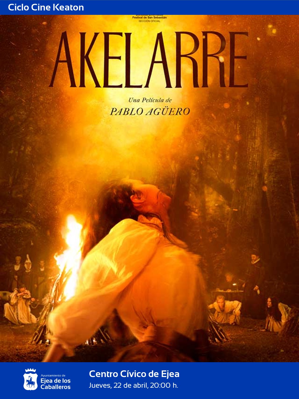 En este momento estás viendo Comienza el Cine Keaton 2021: El ciclo “Akelarre”, la película más galardonada de los premios Goya