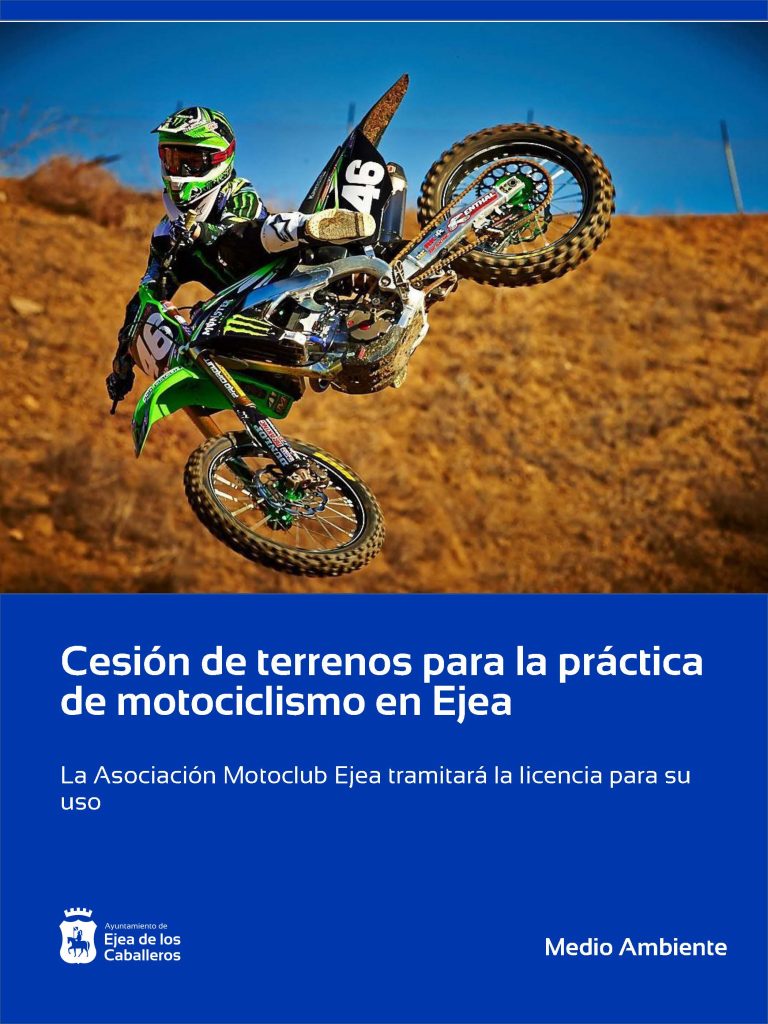 Lee más sobre el artículo Cesión de terrenos para la práctica del motociclismo a la Asociación Motoclub Ejea