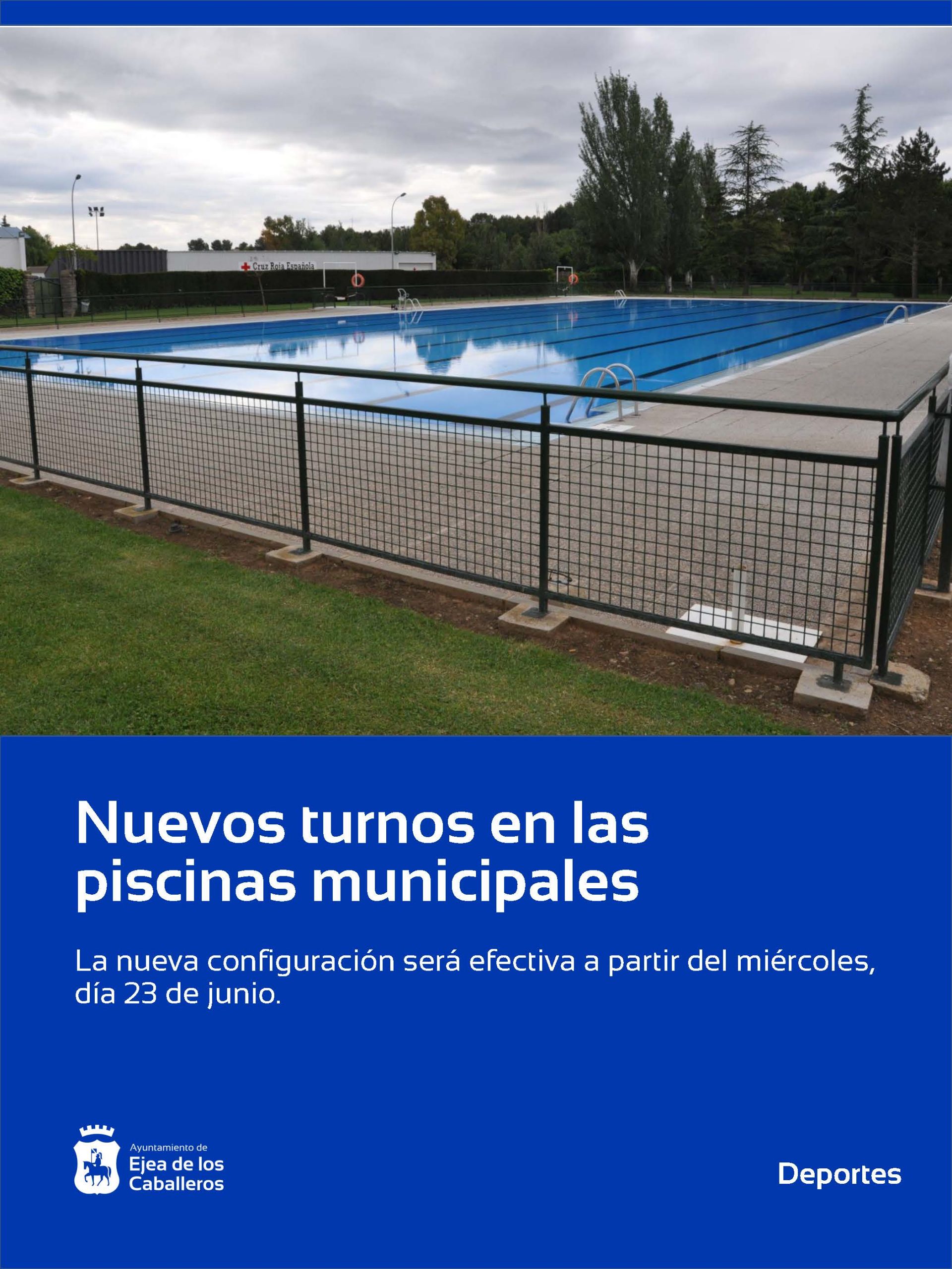 En este momento estás viendo Nuevos turnos en las piscinas municipales tras el cambio de criterio en aforos adoptado por el Gobierno de Aragón