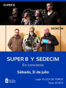 Lee más sobre el artículo Los grupos SEDECIM y SÚPER 8, protagonistas del tercero de los conciertos del programa ¡ SIGAMOS APLAUDIENDO!