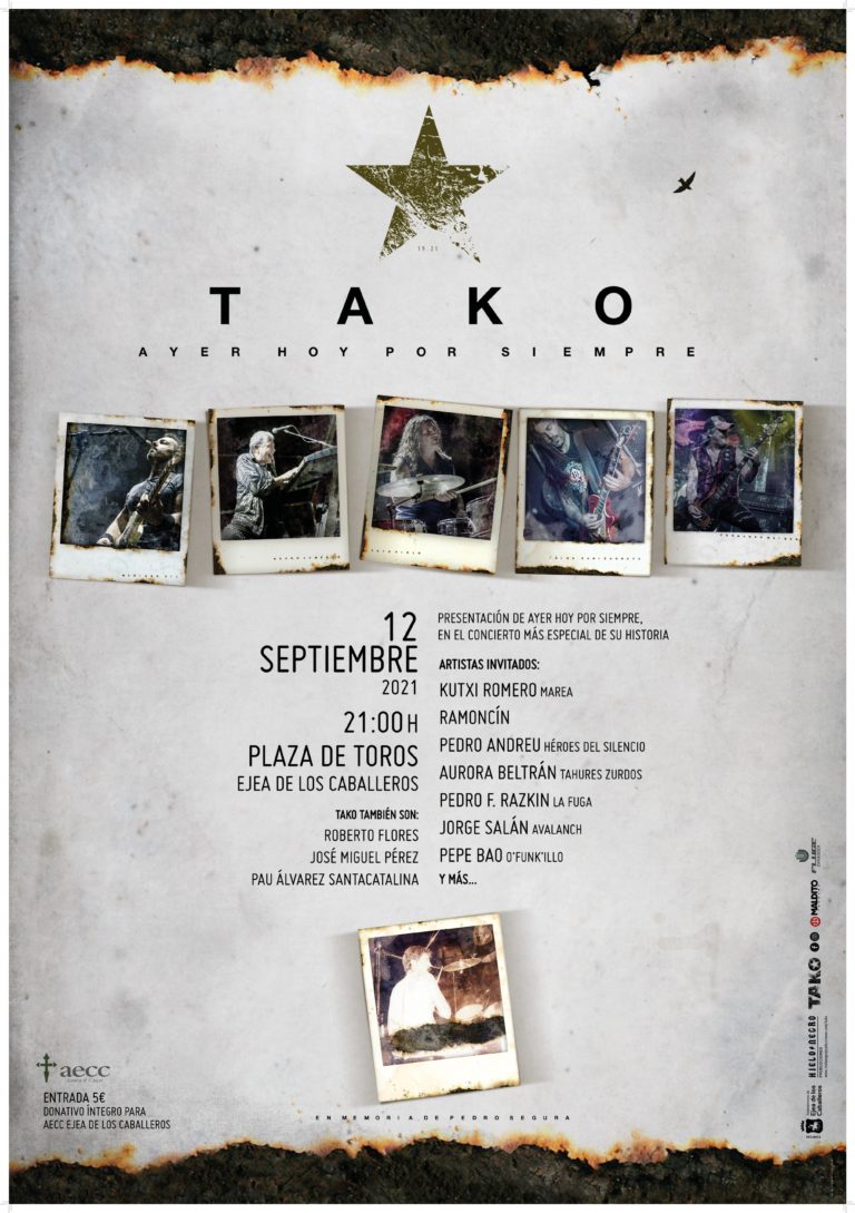 Lee más sobre el artículo Se ponen a la venta las entradas para el concierto “Ayer, hoy, por siempre” del grupo TAKO
