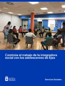 Lee más sobre el artículo Continúa el trabajo de formación y aprendizaje de la Integradora Social con adolescentes de Ejea y Pueblos