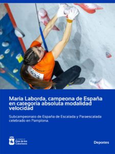 Lee más sobre el artículo Maria Laborda, campeona de España en categoría absoluta en la modalidad de velocidad
