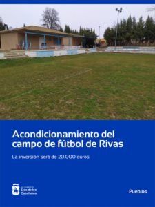 Lee más sobre el artículo Adjudicadas las obras de remodelación del campo de fútbol de Rivas