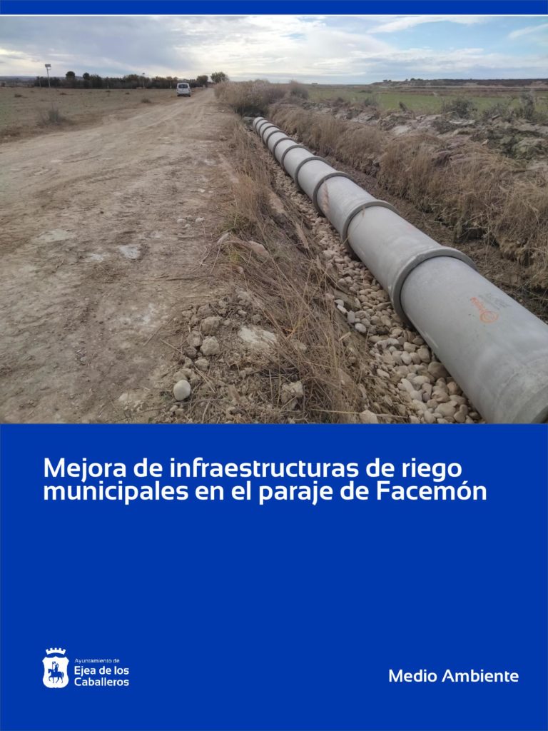 Lee más sobre el artículo Mejora de las infraestructuras de riego municipales en el paraje de Facemón
