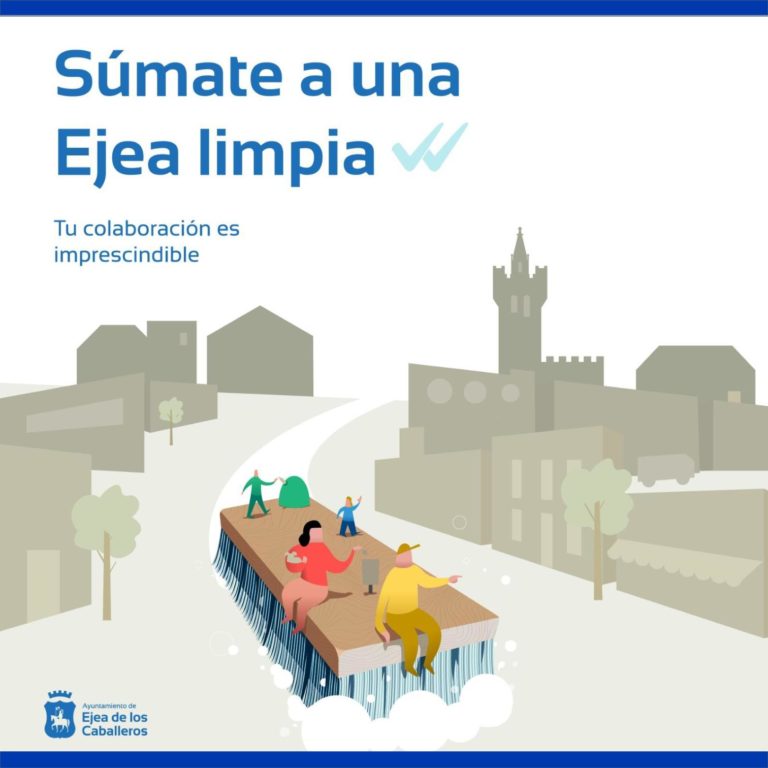 Lee más sobre el artículo El Ayuntamiento de Ejea presenta su nueva campaña de concienciación para mejorar la limpieza viaria