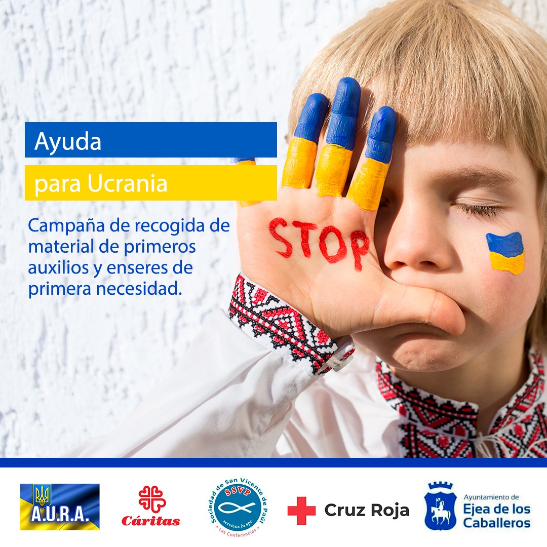 En este momento estás viendo Ejea inicia una campaña de recogida de material de primeros auxilios para el pueblo Ucraniano en colaboración con entidades sociales