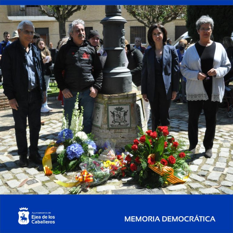 Lee más sobre el artículo A iniciativa de Amical de Mauthausen y del Gobierno de Aragón, Ejea ha acogido la celebración del “Día de Homenaje a los españoles deportados y fallecidos en campos de concentración y a las víctimas del nazismo”