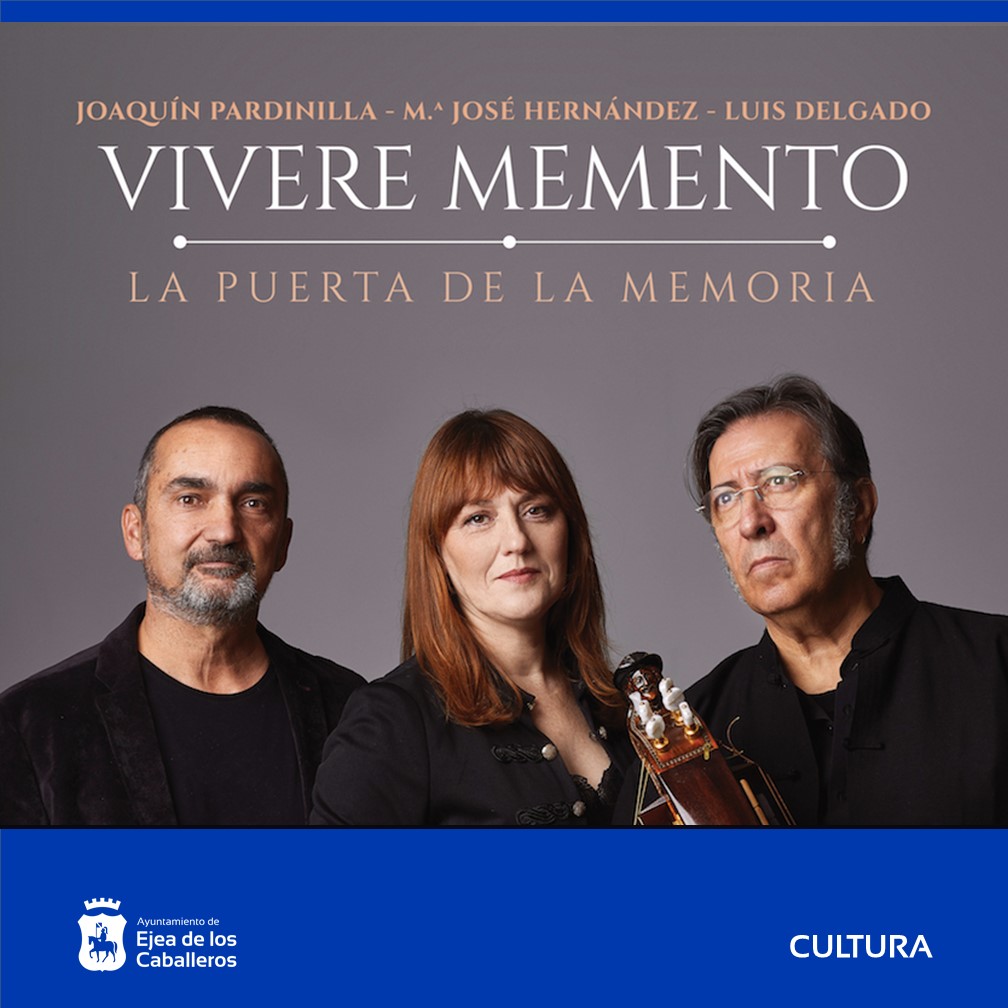 En este momento estás viendo Mª José Hernández, Luis Delgado y Joaquín Pardinilla unen sus talentos creativos en el concierto “Vivere Memento” (Acuérdate de vivir)
