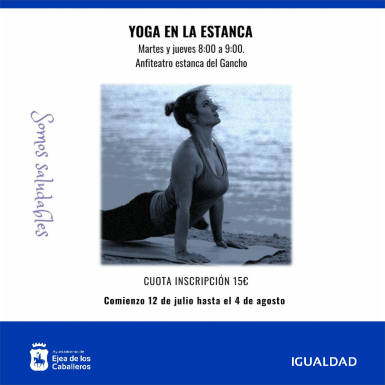 Lee más sobre el artículo Abiertas las inscripciones para participar en la actividad «Yoga en la Estanca»