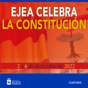 Lee más sobre el artículo “Ejea celebra la Constitución”: Actos para conmemorar complementariamente la Carta Magna y el 40 Aniversario del Estatuto de Autonomía de Aragón