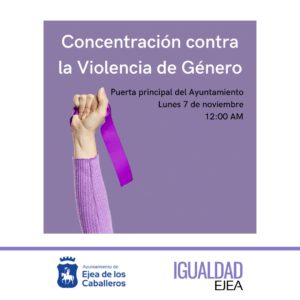 Lee más sobre el artículo Concentración ciudadana en Ejea para condenar los asesinatos por violencia de género