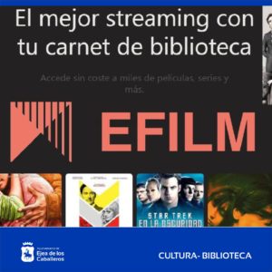 Lee más sobre el artículo La biblioteca municipal de Ejea estrena web y nuevo servicio gratuito de préstamo de películas en streaming