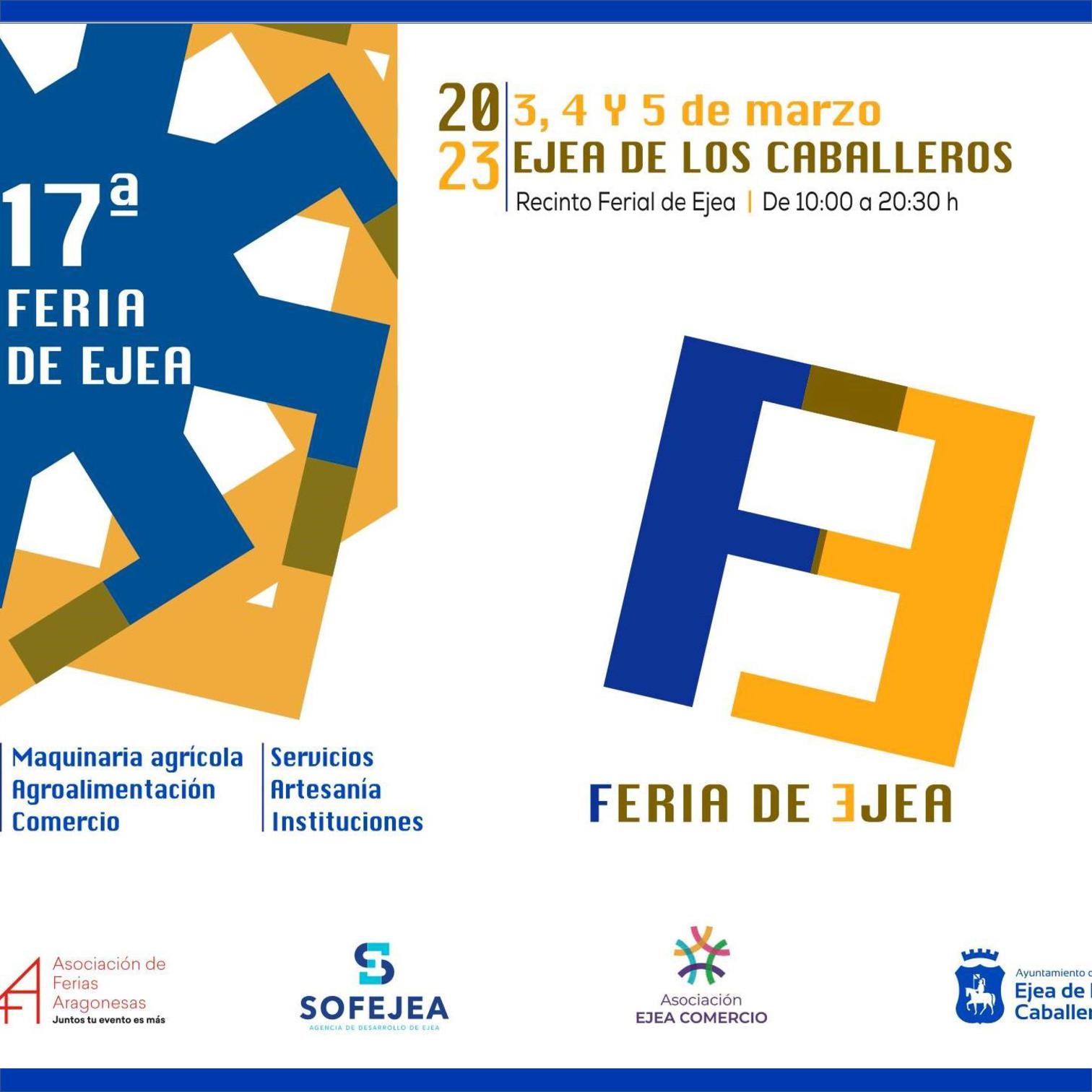 En este momento estás viendo La 17ª Feria de Ejea contará con 113 expositores y 7.467 m2 contratados