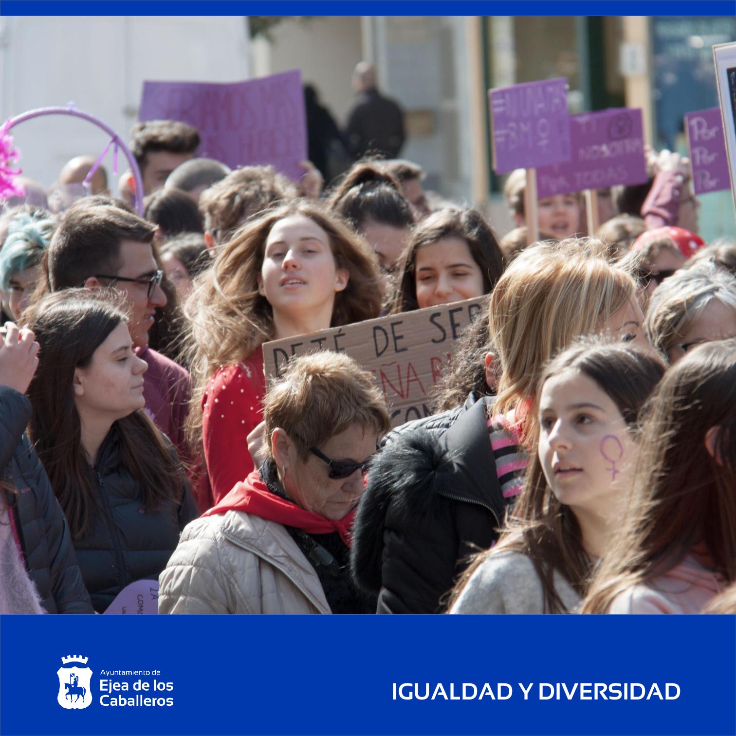 En este momento estás viendo El 8 de marzo, Ejea vuelve a las calles bajo el lema «El valor del feminismo»
