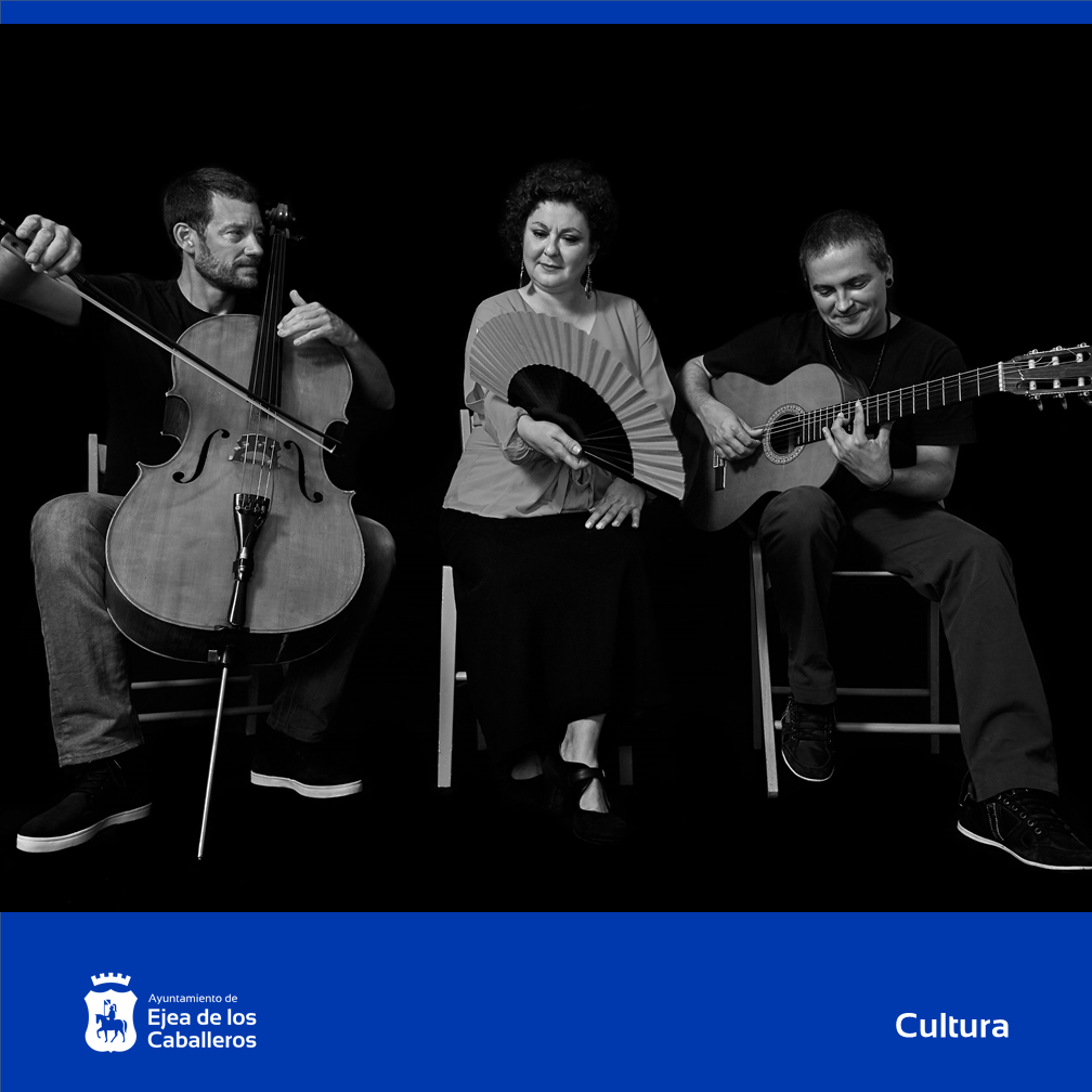 En este momento estás viendo EL espectáculo de flamenco “Amura”:  Aventura musical de los conciertos del agua con Matthieu Saglio, Isabel Julve y José “El Piru”