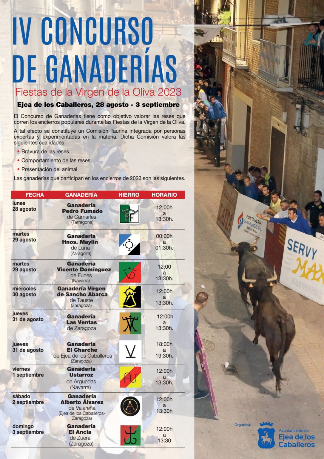 Premio a la mejor ganadería y premio a la mejor res en los encierros de ...