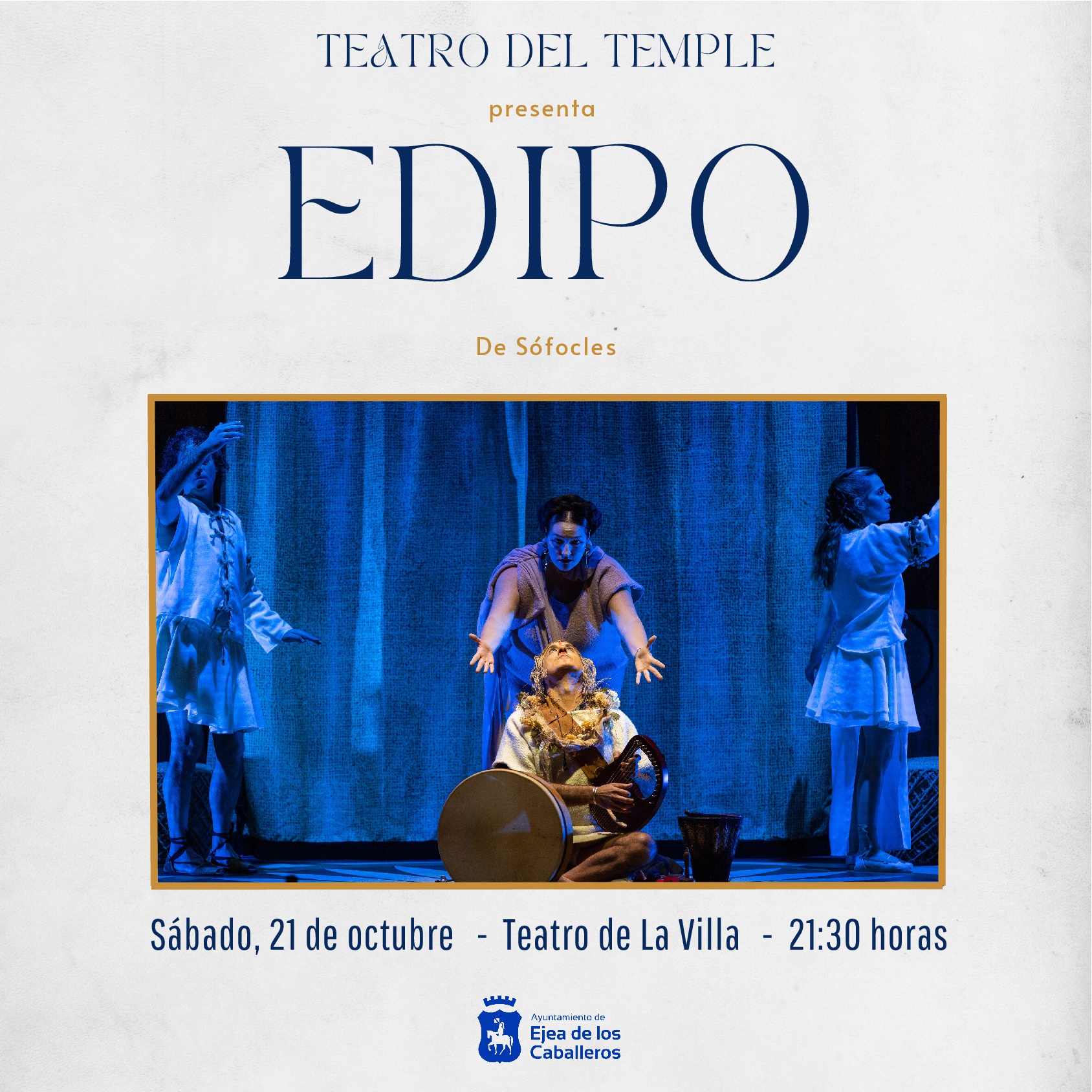 En este momento estás viendo Teatro del Temple representará “Edipo”, la tragedia griega de Sófocles adaptada por la compañía como un verdadero clásico actual