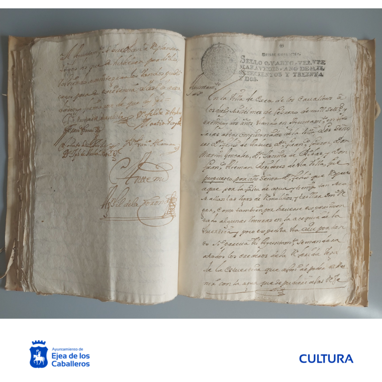 Lee más sobre el artículo Los documentos digitalizados del Archivo Municipal, que forman parte de la Historia y el Patrimonio de Ejea, al alcance de la ciudadanía