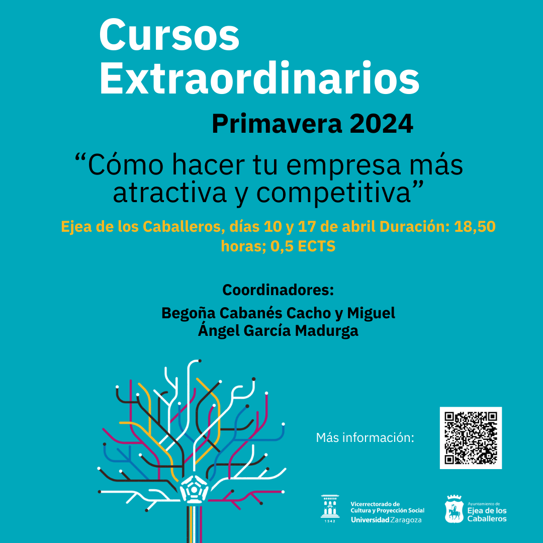 En este momento estás viendo “Cómo hacer tu empresa más atractiva y competitiva”: Curso extraordinario de primavera de la Universidad de Zaragoza en Ejea