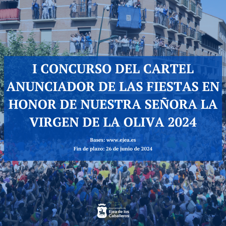 Lee más sobre el artículo Concurso del cartel anunciador de las Fiestas en honor de Nuestra Señora la Virgen de la Oliva 2024