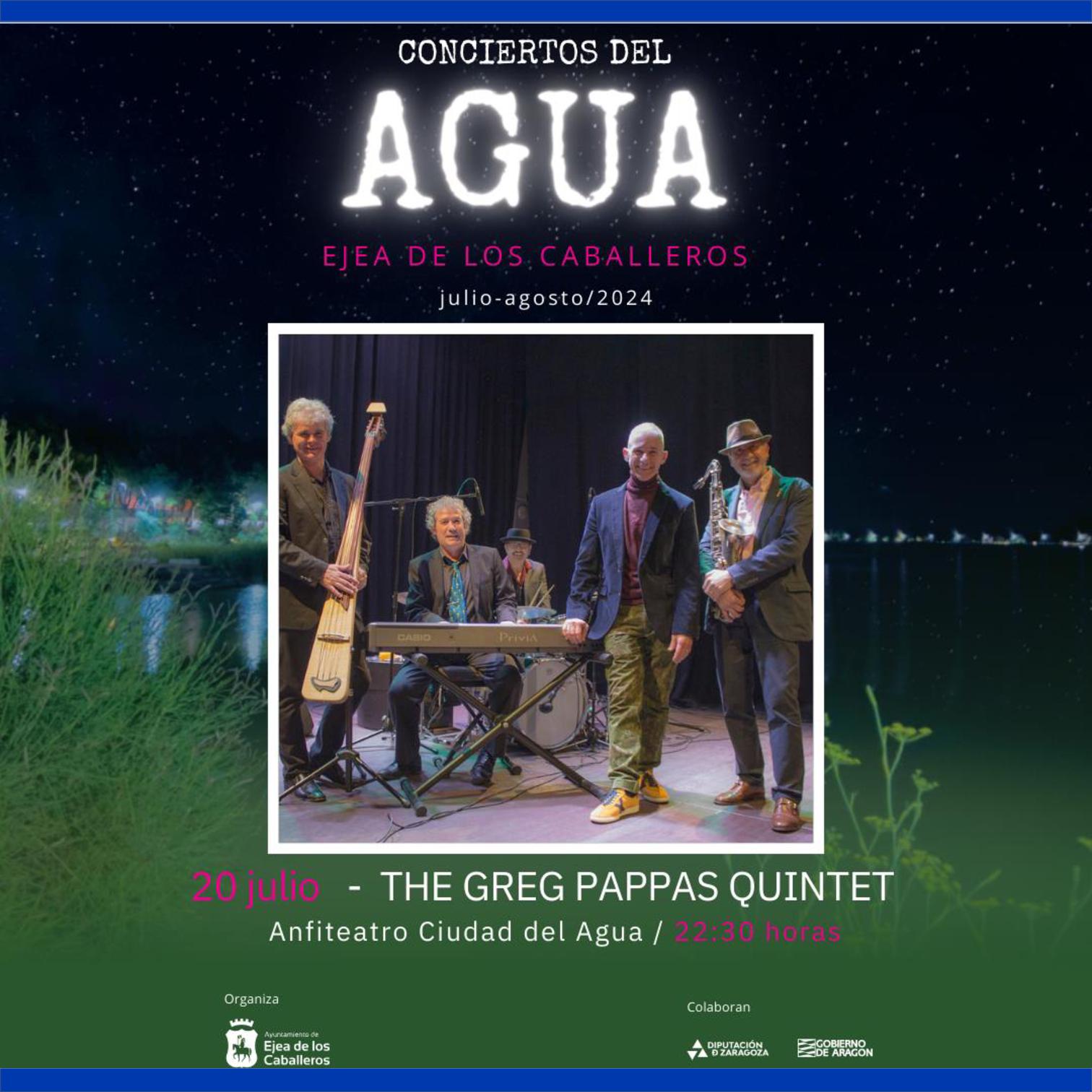 En este momento estás viendo “The Greg Pappas Quintet”: Cita con el jazz en Los Conciertos del Agua