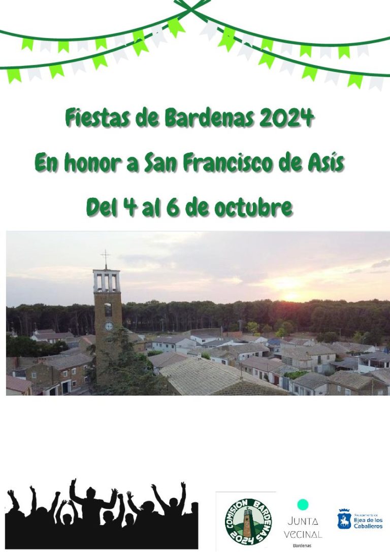 Cartel Fiestas Bardenas 06-10-24