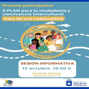 Lee más sobre el artículo Comienza el proceso participativo para desarrollar el «II Plan para la Ciudadanía y Convivencia Intercultural de Ejea de los Caballeros y Pueblos»