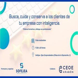 Lee más sobre el artículo SOFEJEA organiza la sesión formativa “Busca, cuida y conserva a los clientes de tu empresa con inteligencia”