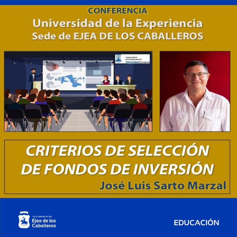 Lee más sobre el artículo “Criterios de selección de fondos de inversión”: Conferencia de la Universidad de la Experiencia abierta a la ciudadanía