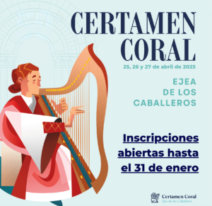 Lee más sobre el artículo Sigue abierta la inscripción de coros para el 51º Certamen Coral de Ejea de los Caballeros hasta el 14 de febrero