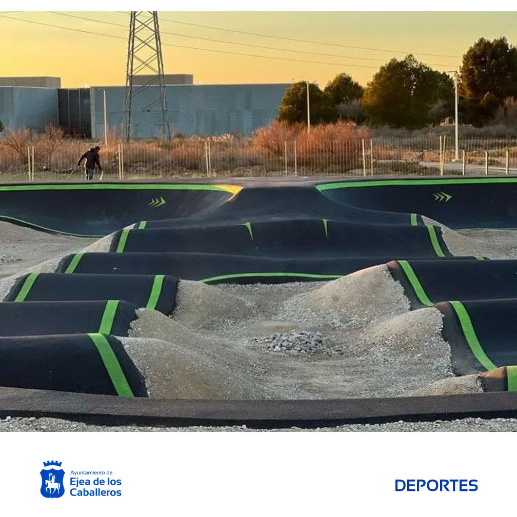 En este momento estás viendo Ejea de los Caballeros se convertirá en el epicentro del Pumptrack el próximo 16 de febrero de 2025