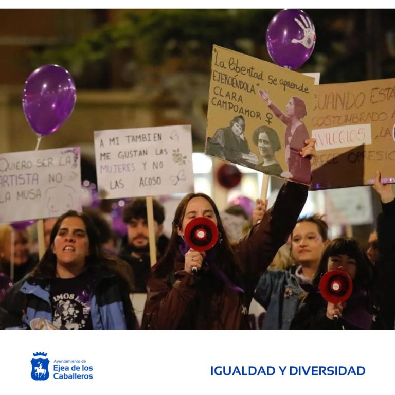 Lee más sobre el artículo «Subimos juntas, llegamos todas» es el lema para el Día Internacional de las Mujeres en Ejea