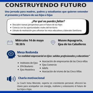 Lee más sobre el artículo “Construyendo Futuro” una jornada para madres, padres, familias en general y estudiantes, en el marco de la Escuela municipal de Familias
